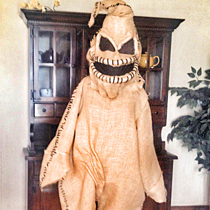 Oogie boogie costume for adults Taunton green webcam