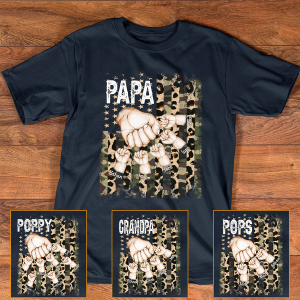 Papa fist bump shirt Brazilian creampies