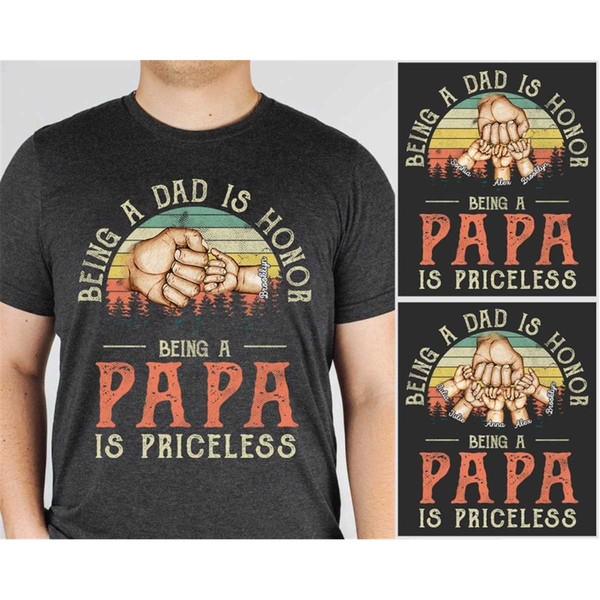 Papa fist bump shirt Amusment park porn