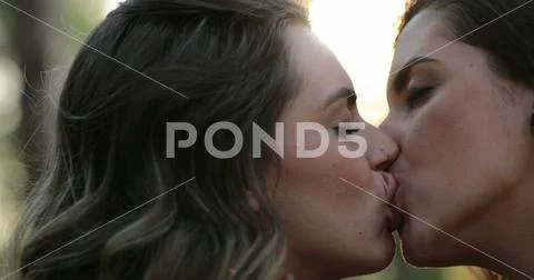 Passionate lesbian kissing Nico max porn