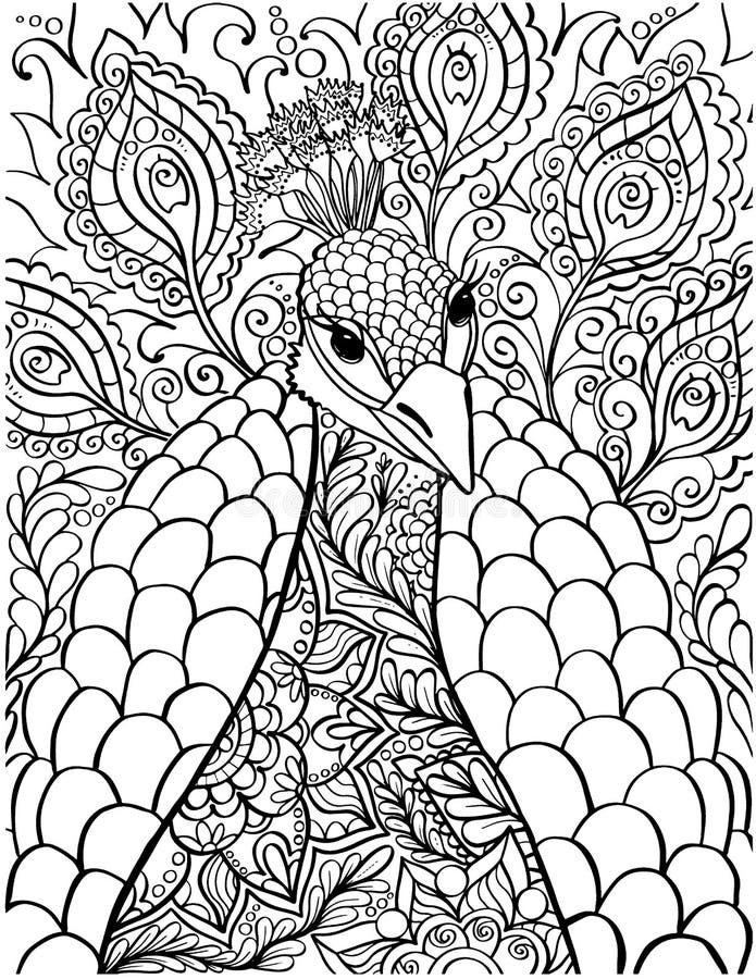 Peacock coloring pages for adults Kinky handjob