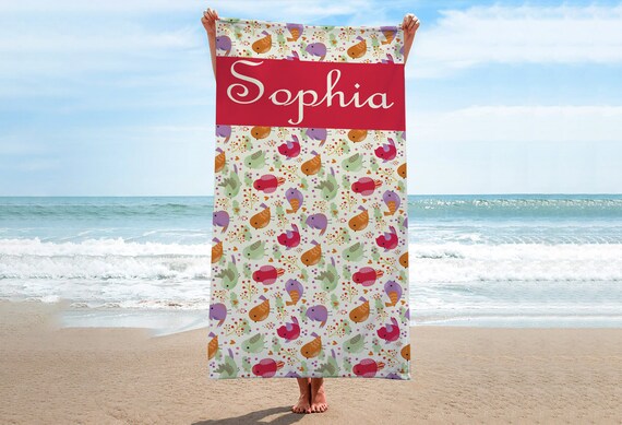 Personalized beach towels for adults Briana capetch xxx
