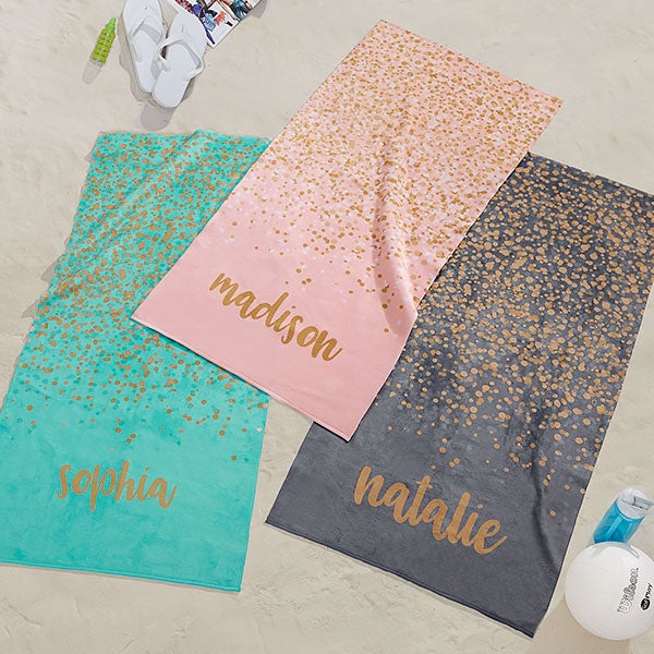 Personalized beach towels for adults Azure dee escort