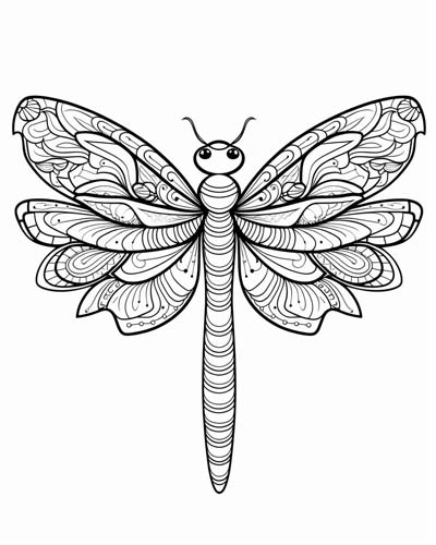 Printable dragonfly coloring pages for adults Ebony anal slave