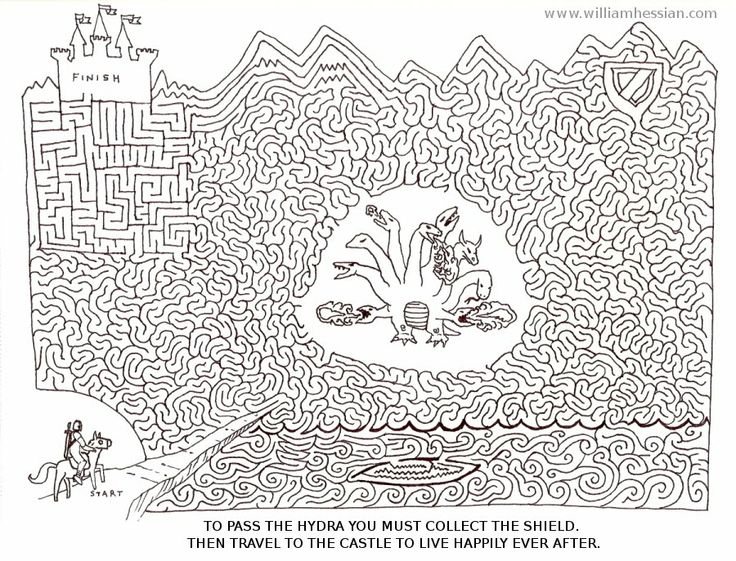 Printable mazes for adults Emily black anal