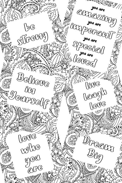 Printable quote coloring pages for adults My beautiful vixens escort