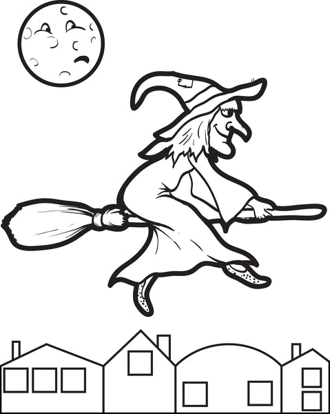 Printable witch coloring pages for adults San jose shemale escort