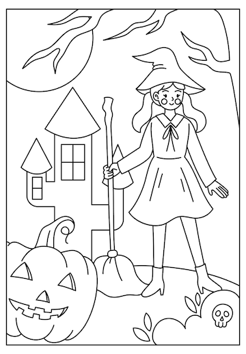Printable witch coloring pages for adults Revolvingrose porn