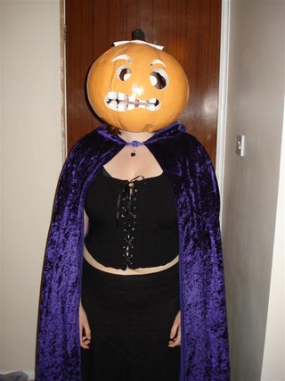 Pumpkin head costume for adults Celebrity masturbate leak