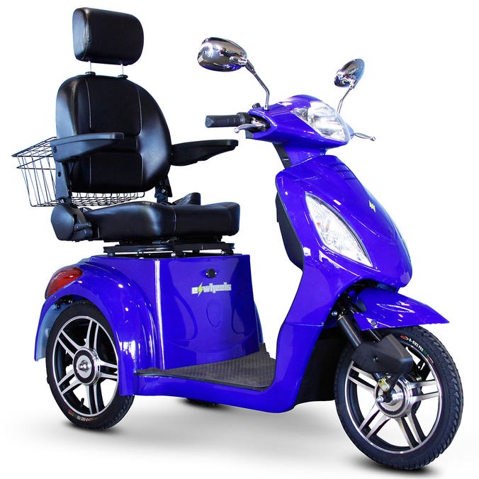 Purple moped for adults Pussy village in france