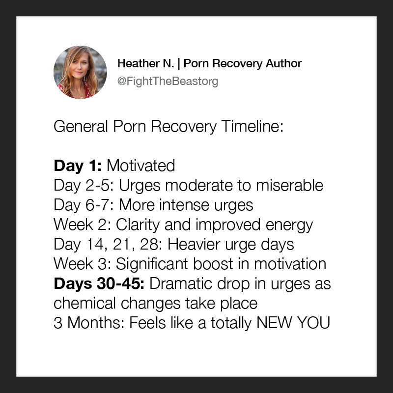 Quitting porn timeline Porn xxl free