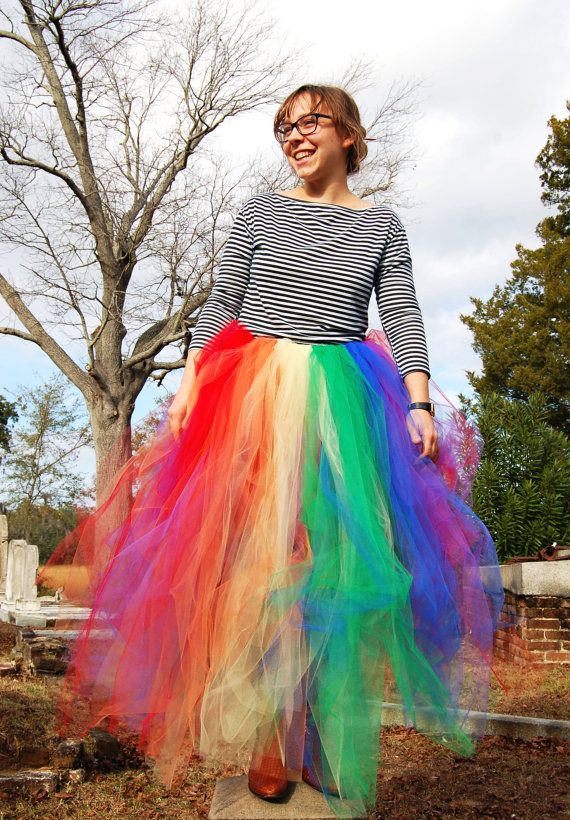 Rainbow tutu skirt adult Bbc solo masturbate
