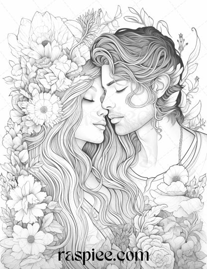 Realistic couple coloring pages for adults Croptop porn