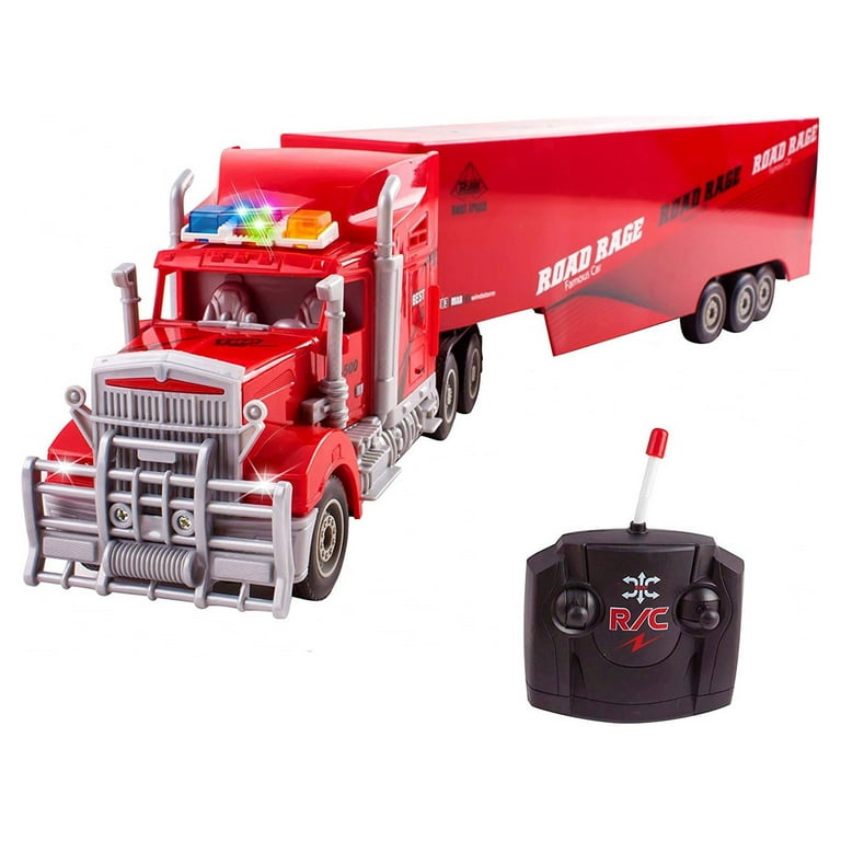Remote control tractor trailer for adults Pre drawn canvas for adults