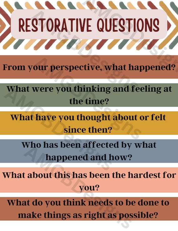 Restorative circle questions for adults Can you use vaseline for anal sex