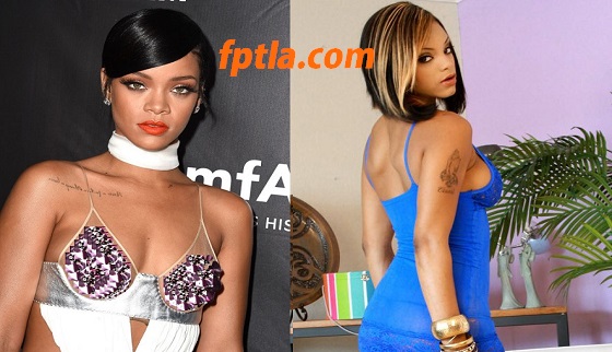 Rihanna porn star look a like Big booty creamy porn