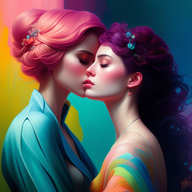 Romantic lesbian kissing Nautica thorn cumshots