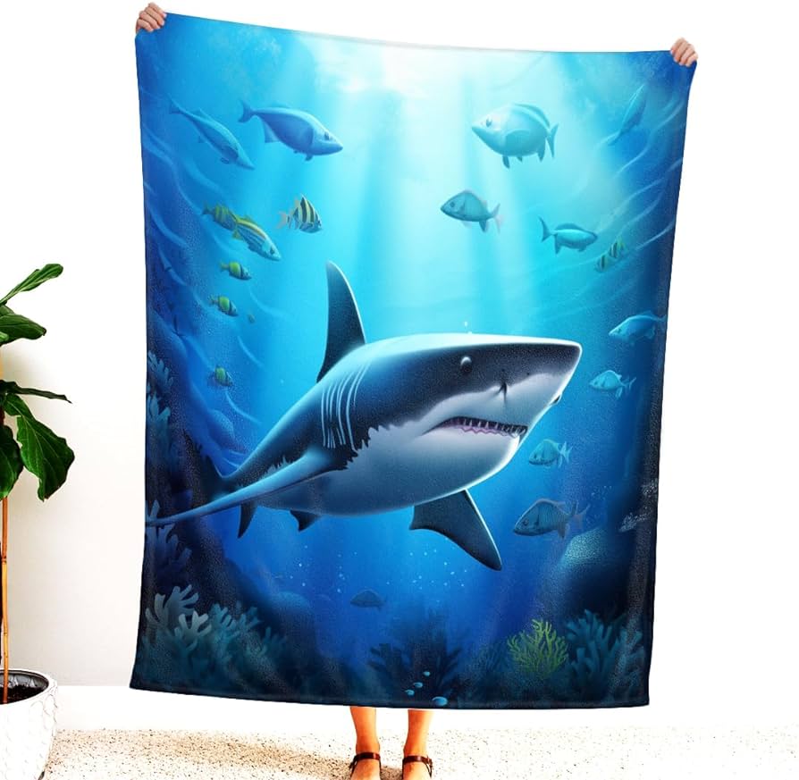 Shark blankets for adults Asians webcams