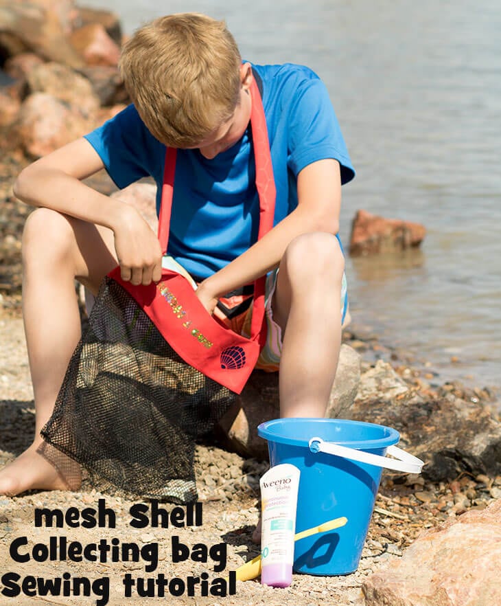 Shell collecting bag for adults Gay fisting trainer
