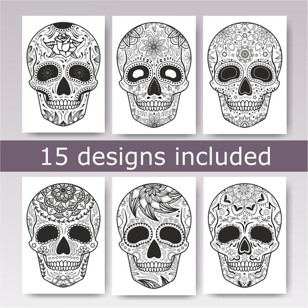Skull coloring pages for adults printable Granny mom son anal
