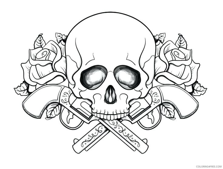 Skull coloring pages for adults printable Extremely old lady porn