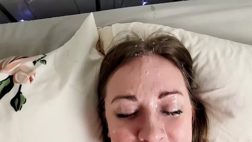 Sleep facial cumshot The end of the line for the cuckold hero