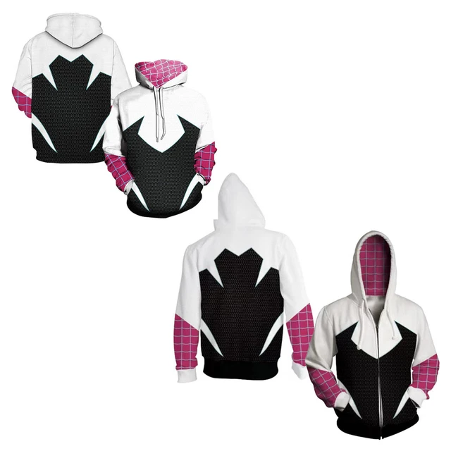 Spider gwen hoodie adult Adult crazy cat lady costume