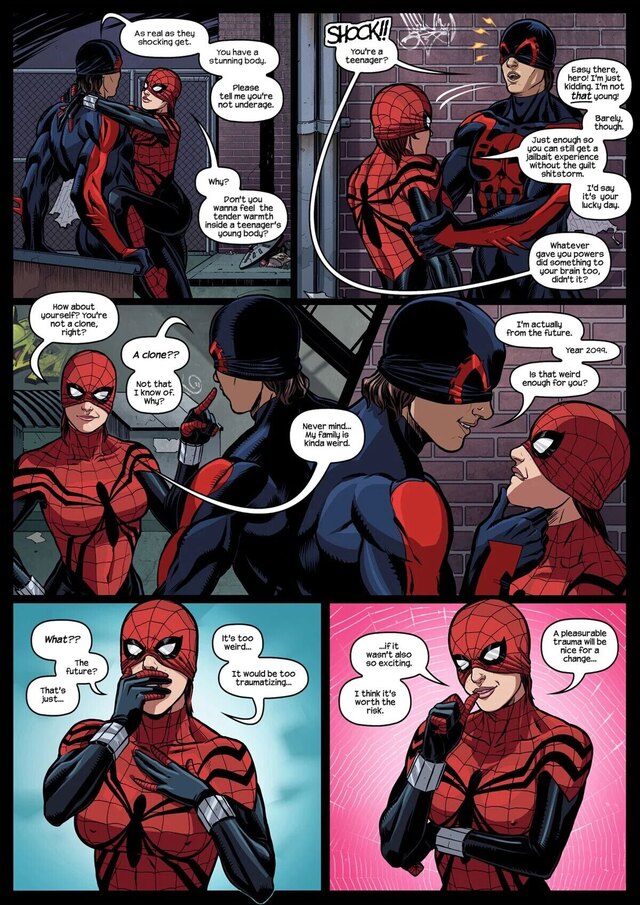 Spiderman 2099 gay porn Tru kait derek savage porn