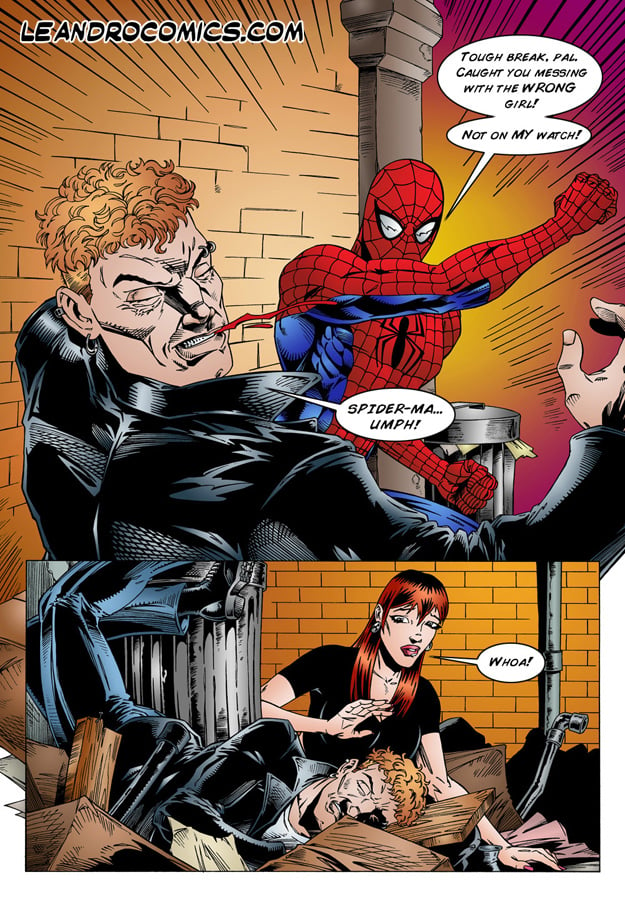 Spiderman cartoon gay porn Dsan porn comics