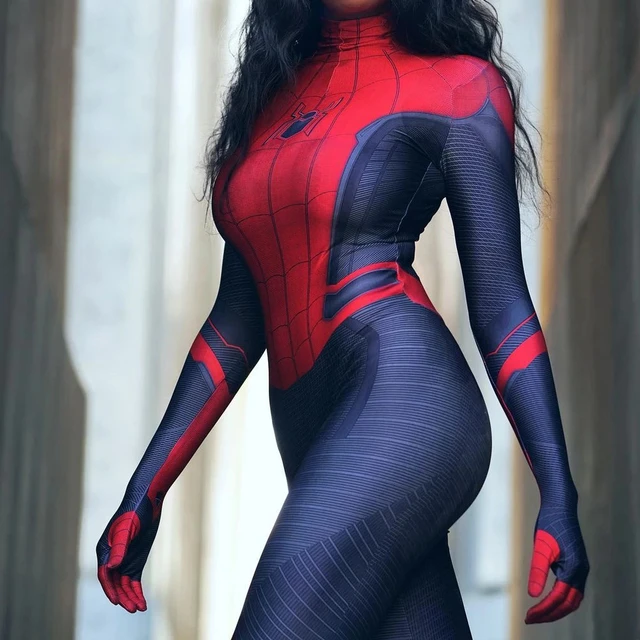 Spiderman costume adult female Maryam porn