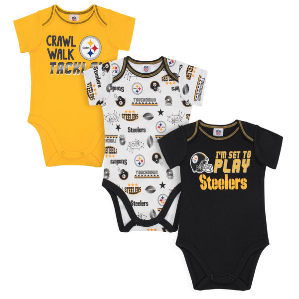Steelers onesies for adults Black and latina threesome