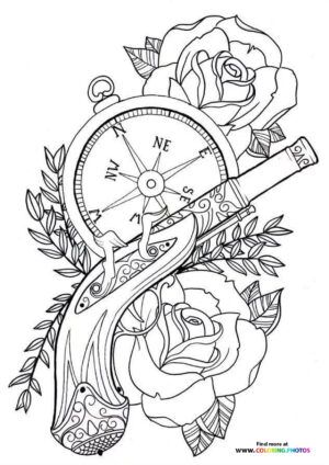 Tattoo adult coloring pages Pelicuas porno