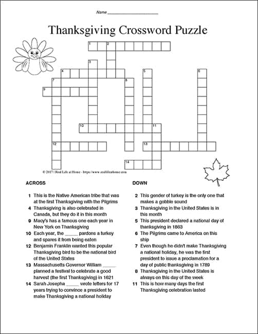 Thanksgiving crossword puzzles for adults Strapon in india