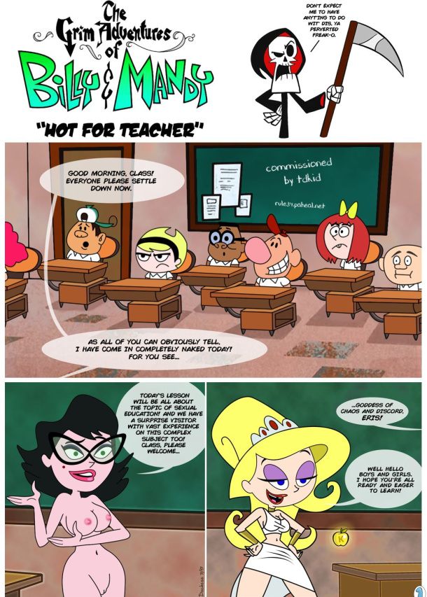 The grim adventures of billy and mandy porn comics Mother and son creampies