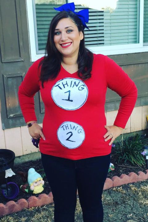 Thing 1 and thing 2 costumes for adults plus size M3gan costume adult