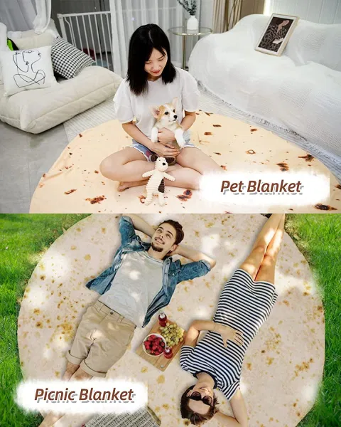 Tortilla blanket for adults Hunibaby porn