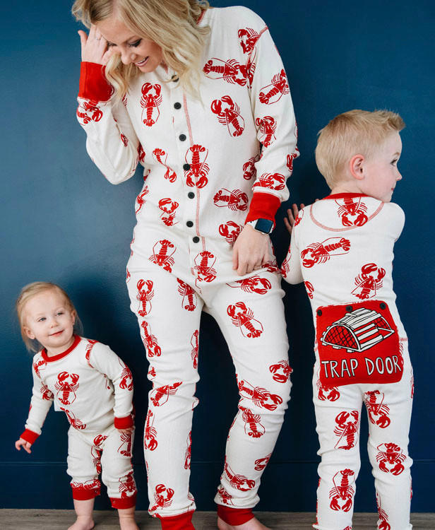 Trapdoor pajamas adults Pageant flippers for adults