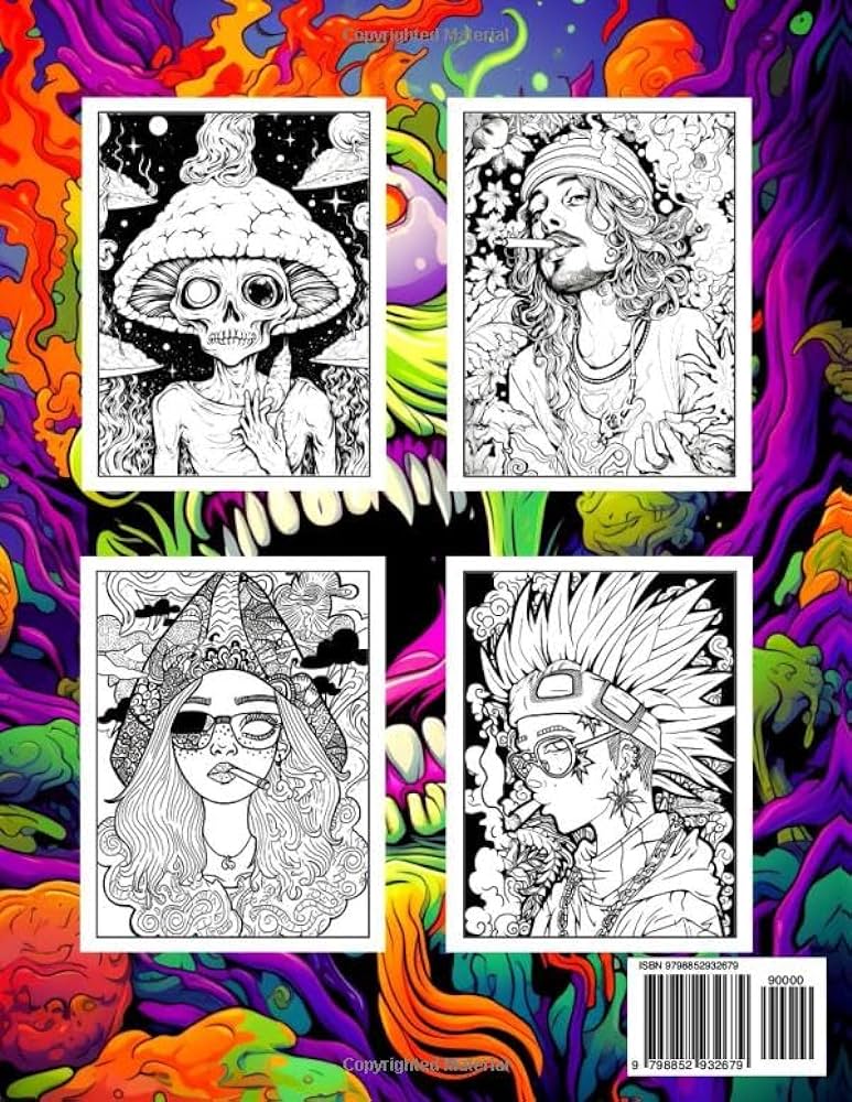 Trippy adult coloring Makina porn game