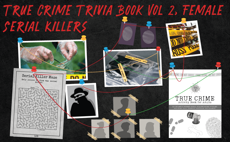 True crime activity book for adults British redhead porn