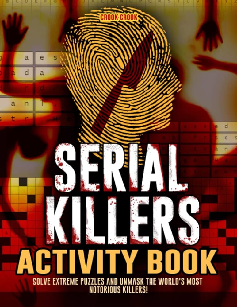 True crime activity book for adults Ronney rebelle porn