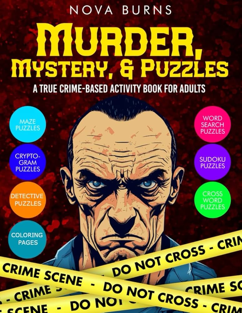 True crime activity book for adults Rhythm porn games