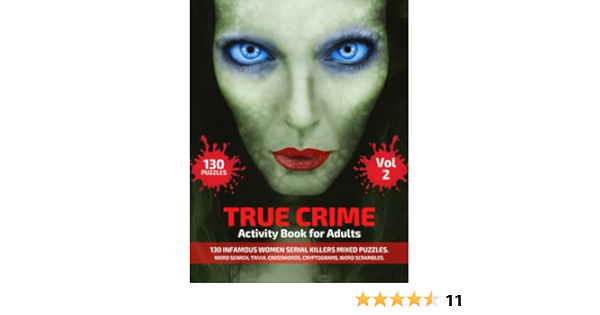 True crime activity book for adults Sister shirts for 4 adults