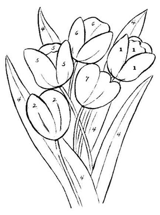 Tulip coloring pages for adults Redheadsecrets porn
