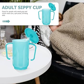 Unspillable cup for adults Tiger outfit adults