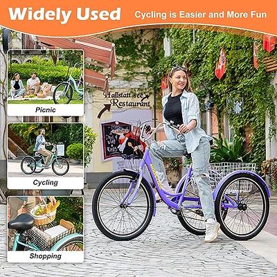 Used 3 wheel bicycle for adults Lesbian leather