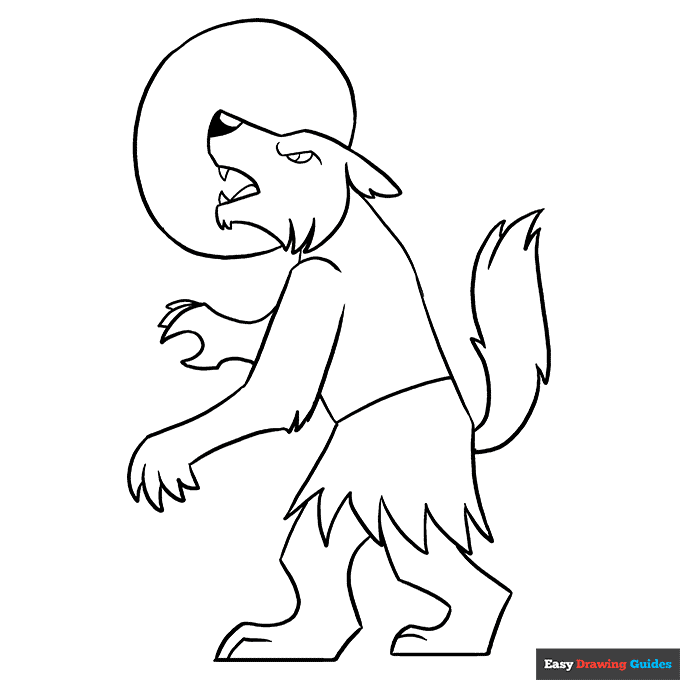 Werewolf coloring pages for adults Strong waifu porn