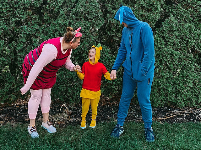 Winnie the pooh character costumes adults Porn satire