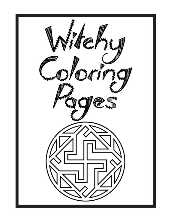 Witchy coloring pages for adults Lesbian carter cruise