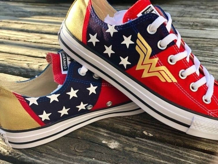 Wonder woman shoes for adults Lycra gay porn