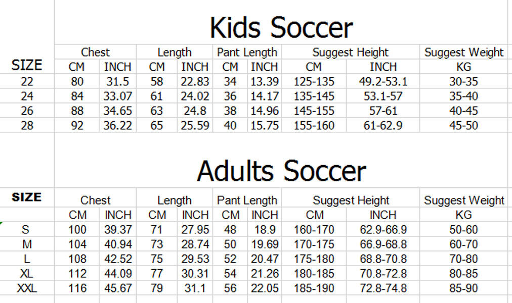 Youth to adults size chart Porn خوشگل